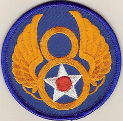 8th Air Force Color Patch - Saunders Military Insignia