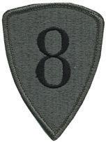 8Th Personnel command Army ACU Patch with Velcro