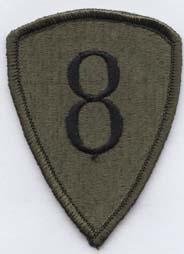 8th Personnel Command subdued Patch