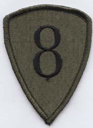 8th Personnel Command subdued Patch - Saunders Military Insignia