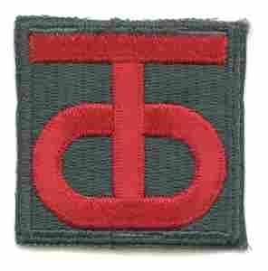 90th Infantry Division, Army Green Border AG44 - Saunders Military Insignia