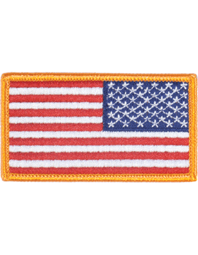 American Flag Reversed With Hook Backing
