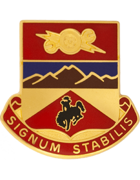 960th Support Battalion Left Facing Unit Crest