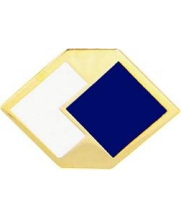 96th Infantry Division metal hat pin