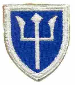 97th Infantry Division Patch, Authentic WWI ReproI Cut Edge Khaki