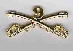 9th Cavalry Cap badge, Cap Device - Saunders Military Insignia