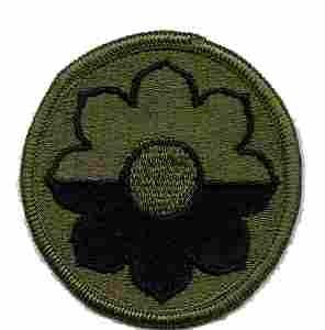 9th Infantry Division, Subdued patch - Saunders Military Insignia