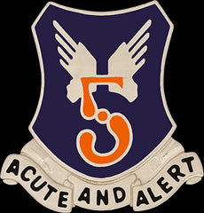 US Army 5th Aviation Battalion Unit Crest