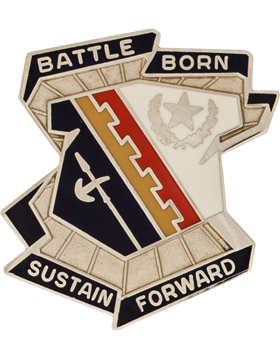 US Army 757th Support Battalion Unit Crest