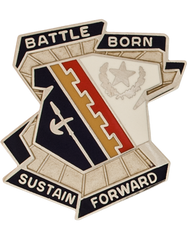 US Army 757th Support Battalion Unit Crest