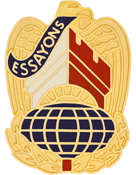 US Army Corps Of Engineers Command Unit Crest Right Facing