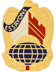 US Army Corps Of Engineers Command Unit Crest Right Facing