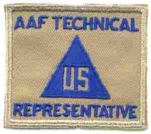 AAF Technical Rep cloth patch Patch - Saunders Military Insignia