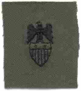 Aide Major General Army Branch of Service insignia
