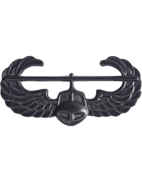 Air Assault Badge in black metal - Saunders Military Insignia