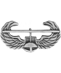 Air Assault Badge in silver oxidize finish - Saunders Military Insignia