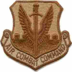 Air Combat Command Desert Subdued Patch - Saunders Military Insignia