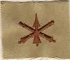 Air Defense Artillery Badge, desert subdued - Saunders Military Insignia