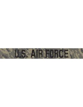 Air Force Branch Tape in ABU Tiger with Velcro Backing - Saunders Military Insignia