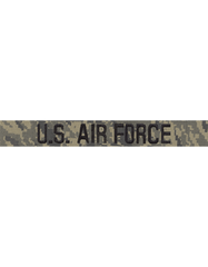 Air Force Branch Tape in ABU Tiger with Velcro Backing - Saunders Military Insignia