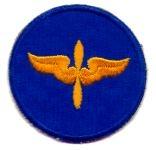 Air Force Cadet (blue) Patch, Authentic WWII Cut Edge