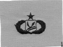 AIR FORCE CHAPEL AMANGEMENT BADGE ON SUBDUED CLOTH