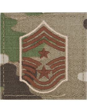 Air Force Command Chief Master Sergeant Scorpion with rank - Saunders Military Insignia