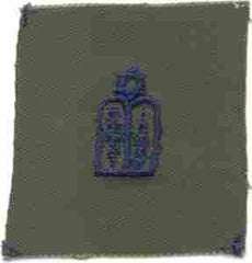 AIR FORCE JEWISH CHAPLAIN BADGE IN SUBDUED CLOTH - Saunders Military Insignia
