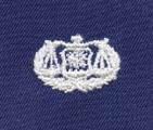 Air Force Judge Advocate Badge in blue cloth