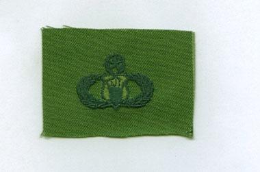 AIR FORCE MASTER AIR TRAFFIC CONTROLLER BADGE IN SUBDUED CLOTH - Saunders Military Insignia
