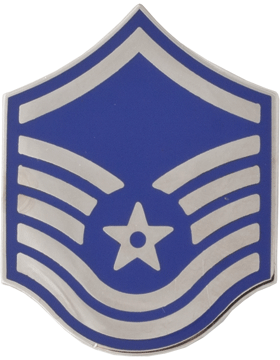 Air Force Master Sergeant Chevron in metal - Saunders Military Insignia