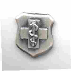 Air Force Medical Technician badge in old silver finish