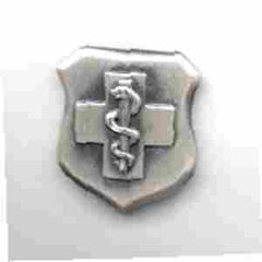 Air Force Medical Technician badge in old silver finish - Saunders Military Insignia