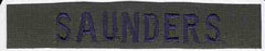 Air Force Name Tape subdued (Personalize) - Saunders Military Insignia