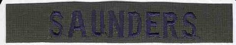 Air Force Name Tape subdued (Personalize) - Saunders Military Insignia