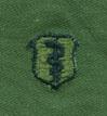 Air Force Physician Badge in subdued cloth - Saunders Military Insignia