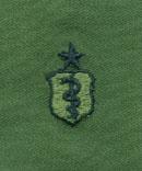 Air Force Physician Senior Badge in subdued cloth
