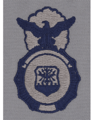 AIR FORCE SECURITY POLICE BADGE IN ABU CLOTH - Saunders Military Insignia