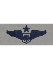 AIR FORCE SENIOR AIR BATTLE BADGE ON ABU CLOTH - Saunders Military Insignia