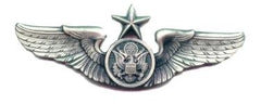 Air Force Senior Aircrew badge in old silver finish - Saunders Military Insignia