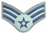 AIR FORCE SENIOR AIRMAN CHEVRON ON ABU CLOTH - Saunders Military Insignia