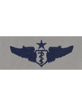 AIR FORCE SENIOR FLIGHT SURGEON BADGE ON ABU SEW ON CLOTH - Saunders Military Insignia