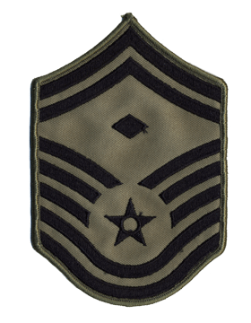 AIR FORCE SENIOR MASTER SERGEANT WITH DIAMOND IN ABU CLOTH - Saunders Military Insignia