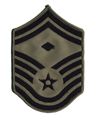 AIR FORCE SENIOR MASTER SERGEANT WITH DIAMOND IN ABU CLOTH - Saunders Military Insignia