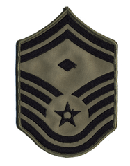 AIR FORCE SENIOR MASTER SERGEANT WITH DIAMOND IN ABU CLOTH - Saunders Military Insignia