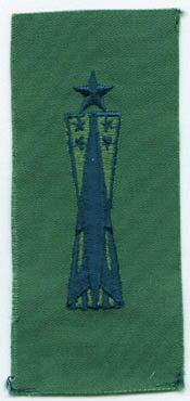 AIR FORCE SENIOR MISSILE MAN BADGE IN SUBDUED CLOTH