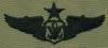 AIR FORCE SENIOR OFFICER AIRCREW BADGE IN ABU CLOTH - Saunders Military Insignia