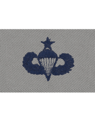 AIR FORCE SENIOR PARACHUTIST BADGE ON ABU CLOTH - Saunders Military Insignia