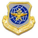 Air Mobility Command Patch In Cut Edge Border