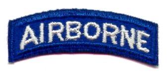 Airborne Tab blue - Saunders Military Insignia